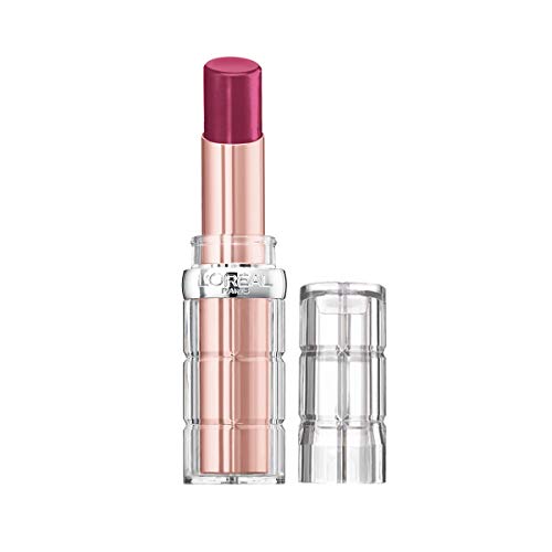 L'Oreal Paris Colour Riche Plump and Shine Lipstick Wild Fig 0.1 oz - Glossy, Radiant, Fuller Lips