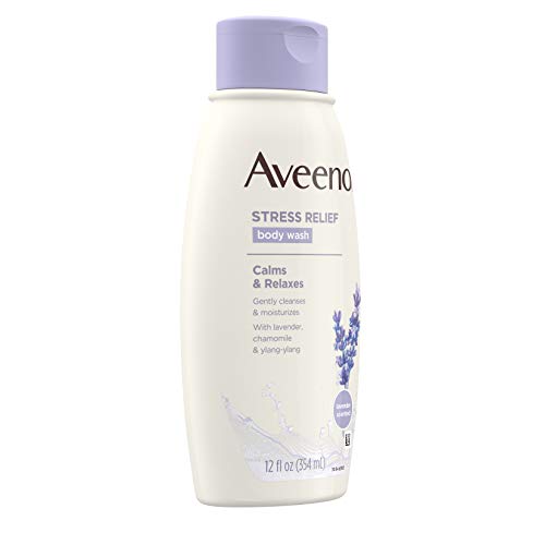 Aveeno Stress Relief Body Wash with Soothing Oat & Lavender, 12 fl. oz