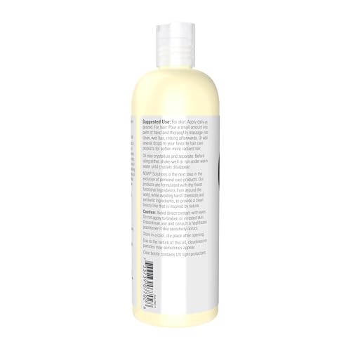 NOW Solutions Shea Nut Oil - Multi-Purpose Vegan Moisturizing Oil for Skin, Scalp & Hair, 16-Ounce