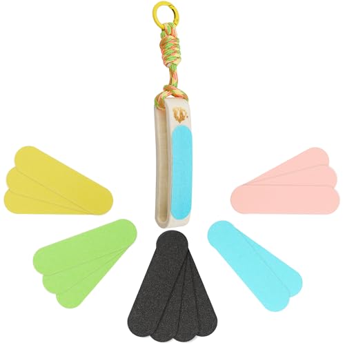 Double-Sided Hand and Finger File for Rock Climbers - Smooths Rips & Cracks