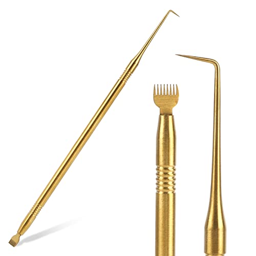 Professional Eyelash Separator & Lift Tool - Stainless Steel Kit