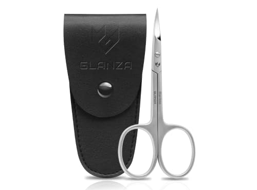 Extra Fine Curved Cuticle Scissors - Precision Stainless Steel Grooming Tool
