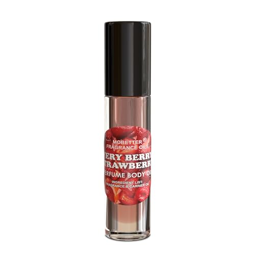 MOBETTER FRAGRANCE OILS Very Berry Strawberry Perfume Body Oil - Long-Lasting Scent