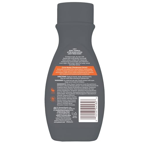 Palmer's Cocoa Butter Body & Face Lotion with Vitamin E for Men, 8.5oz (Pack of 2)