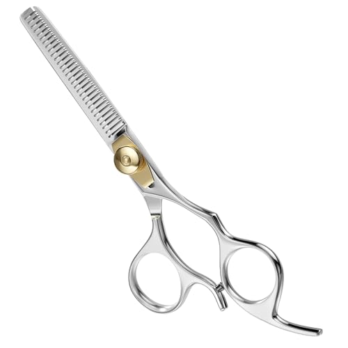 Suvorna 6.5” Polished Steel Thinning Shears for Hair Cutting