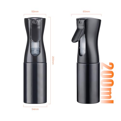 GRIFEMA Continuous Spray Bottle - Ultra Fine Mist 6.8OZ for Hair, Skin, Plants