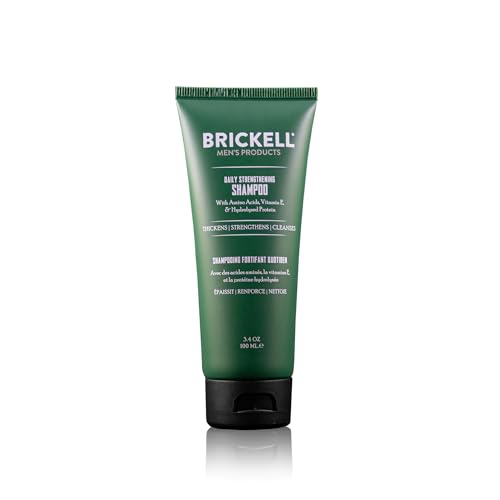Brickell Men's Daily Strengthening Shampoo 3.4oz - Mint & Tea Tree Oil