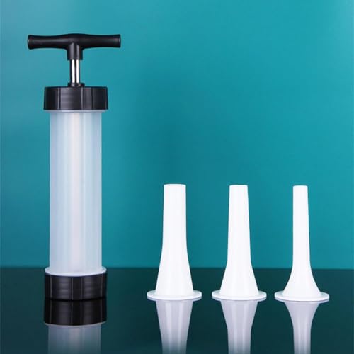 Vugyue Sausage Filling Machine with 3 Tubes - Easy Homemade Sausage Maker