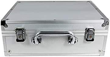 Aluminum Tattoo Equipment Carry Case with Lock - 12.6" Portable Storage Box
