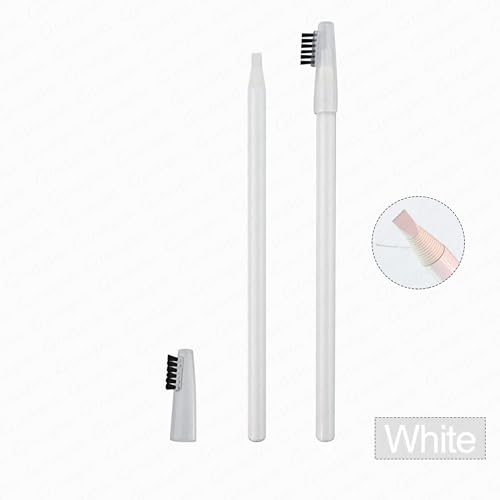 Guapa 6pcs Microblading Brow Mapping Pencil - Professional White Eyebrow Pen