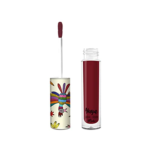YuYa Chiquita Liquid Matte Lipstick - Intense Wine Color, Long-Lasting Finish