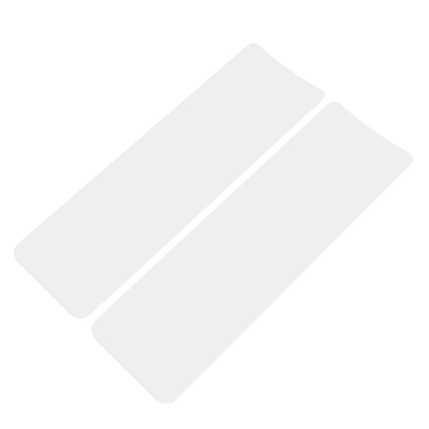 Clear Hair Highlight Board - 2Pcs 15.7 x 4.7 Inch Dye Paddle for Balayage & Foiling | Transparent Salon Coloring Tools
