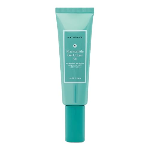 Naturium Niacinamide Gel Cream 5% - 1.7 oz Face Moisturizer for Dewy Skin, Vegan & Cruelty-Free