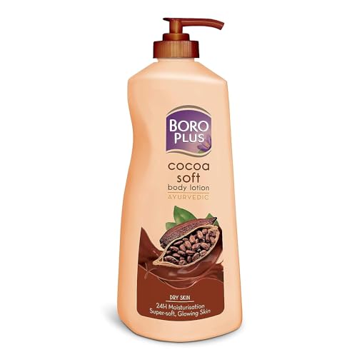 Boroplus Cocoa Soft Body Lotion 24H Moisturizer for Dry Skin, Deep Hydration, 400ml