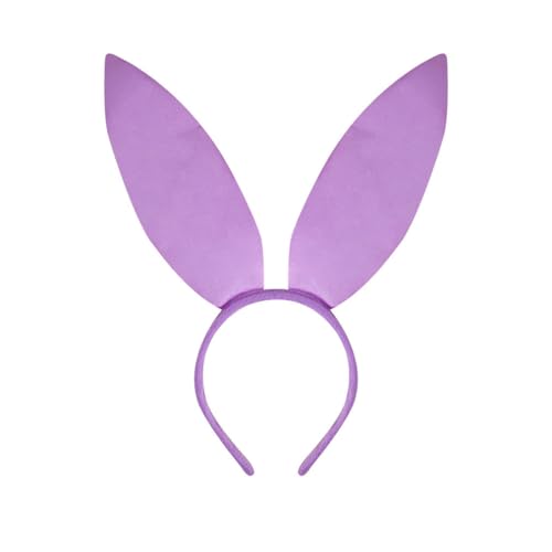 Purple Bunny Ear Headband Costume Accessory for Women