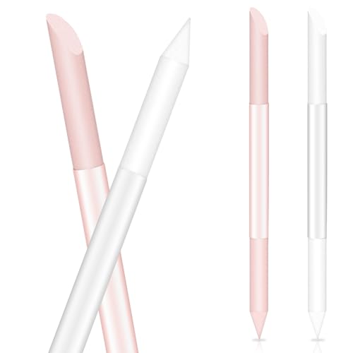 Glass Cuticle Pusher Set - Double-Headed Nail Trimmer & Remover