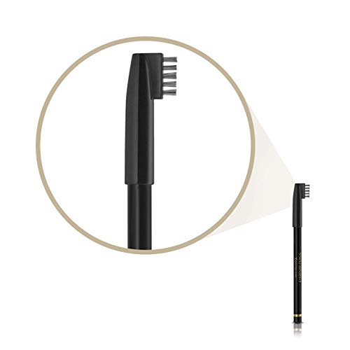 Max Factor Eyebrow Pencil #1 Ebony 1 Pc - Long-Lasting, Precise Definition with Brush
