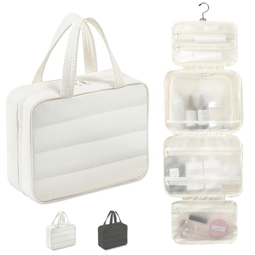 LOVCY Large Hanging Toiletry Bag, Waterproof Travel Makeup Organizer