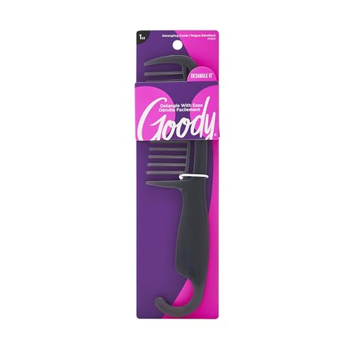 Goody Ouchless Detangling Comb - Pain-Free Hair Accessory for All Hair Types (Pack of 2)