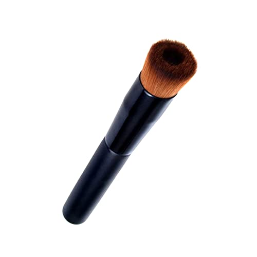 Concave Foundation Makeup Brush for Liquid & Powder Blush - Soft Synthetic Fiber Applicator