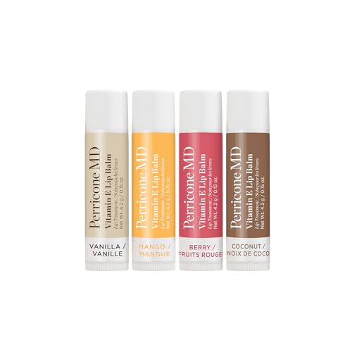 Perricone MD Vitamin E Lip Balm - 4 Pack for Nourished Lips