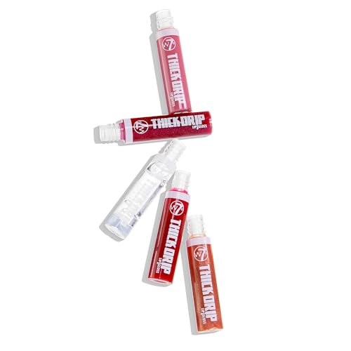 W7 All My Kisses Lip Gloss Set - 5 Mini Hydrating Glosses for Lips