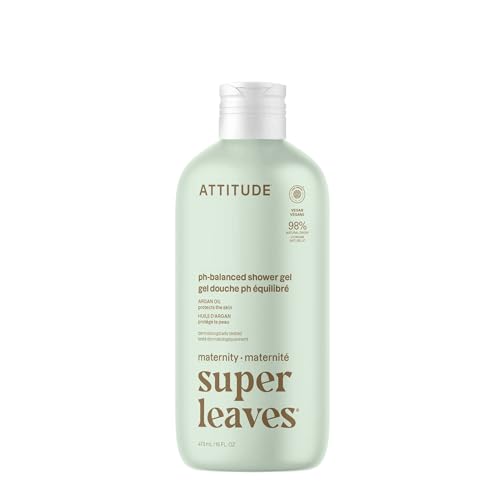 ATTITUDE Pregnancy Body Wash - EWG Verified, Vegan Formula with Argan Oil, 16 Fl Oz