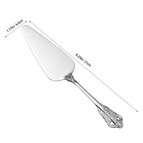 Kichvoe Stainless Steel Pie Server Spatula - Rust-Resistant Cake Cutter