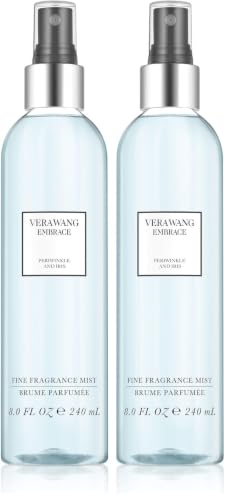 Vera Wang Embrace Periwinkle & Iris Body Mist Pack of 2 - Floral Fragrance, 8oz