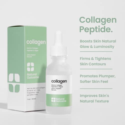Natural Outcome Collagen Peptide Face Serum - Firming & Anti-Aging 1 oz