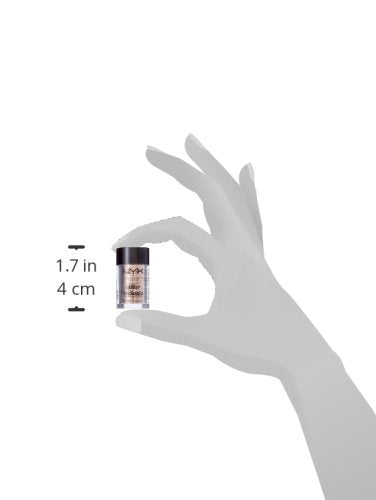 NYX Professional Makeup Face & Body Glitter, Bronze - 0.08 oz (Pack of 2)