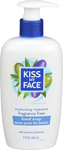 Kiss My Face Skin Nourishing Liquid Moisture Soap, Fragrance Free, 9 fl oz