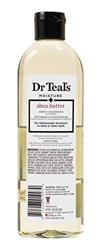 Dr. Teal's Moisturizing Bath & Body Oil with Shea Butter, 2-Pack