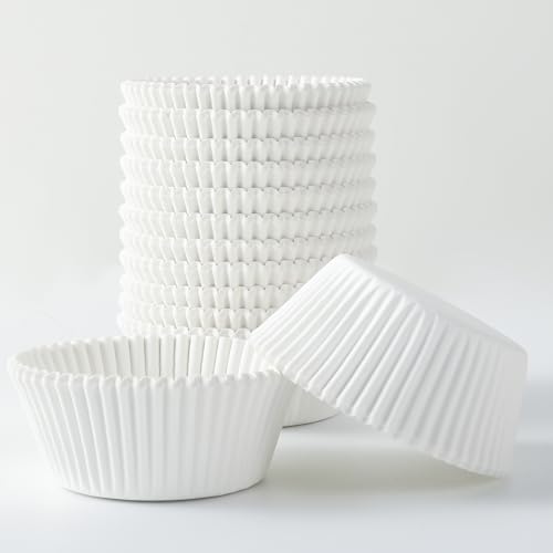 1000 Mini Unbleached Paper Cupcake Liners - 2 Inch Baking Cups