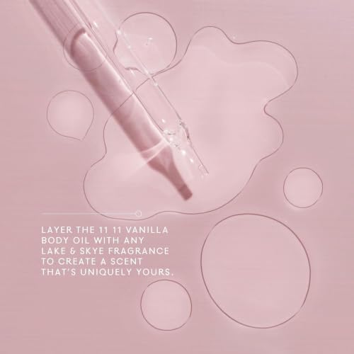 Lake & Skye 11 11 Vanilla Body Oil - Hydrating & Nourishing 10mL