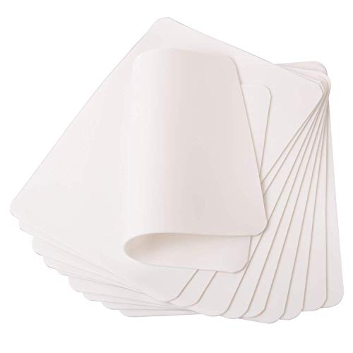 Tatmax 10PCS Silicone Tattoo Practice Skin - 8" x 6" - 1.2mm Thick