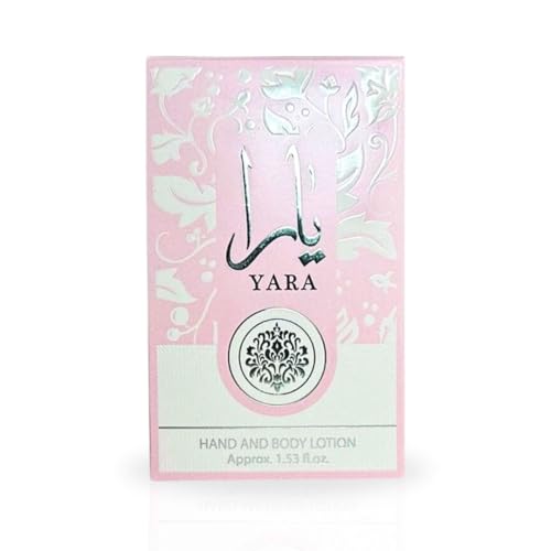 Lattafa Yara Hand & Body Lotion 45ML - Ultra Moisturizing, Sweet Fragrance