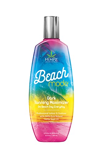 Hempz Beach Mode Maximizer Herbal Moisturizing Tanning Lotion, 8.5 Fl Oz