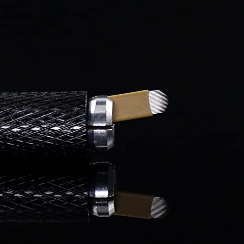50pcs Disposable Microblading Needles 18U 0.18mm for Eyebrow Tattoo