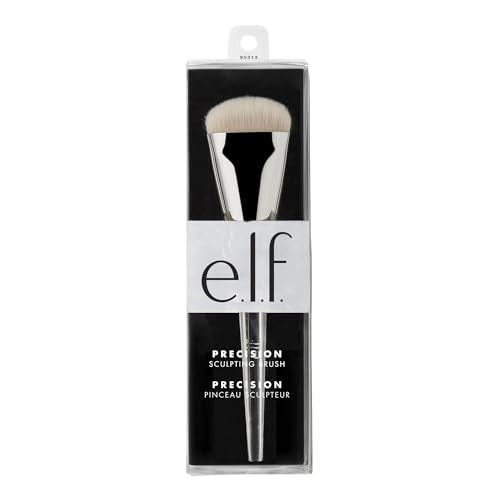 e.l.f. Precision Contouring Brush for Face Makeup, Vegan Cruelty-Free