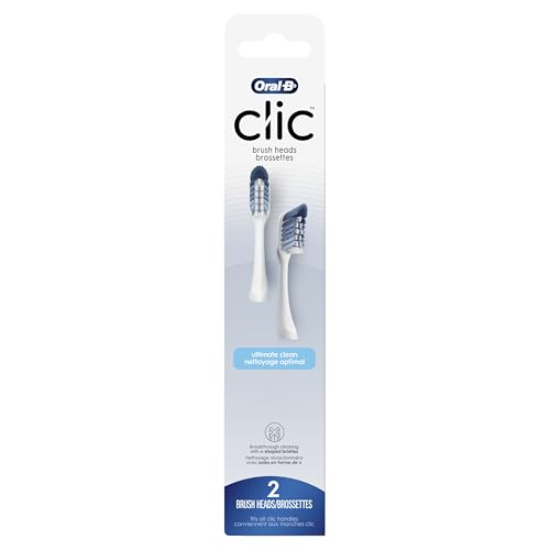 Oral-B Clic Toothbrush Heads Replacement 2-Count for 1 Pack