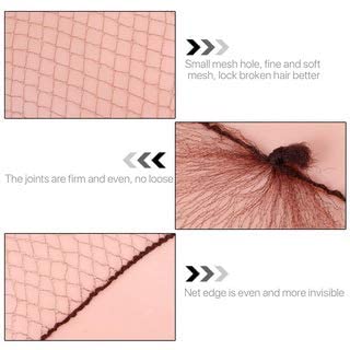 Biendo Blonde Elastic Mesh Hair Nets 30 Pack for Ballet & Dance