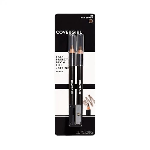 COVERGIRL Easy Breezy Brow Fill + Define Pencil - Pack of 2