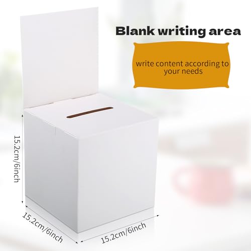 12 Pcs Ballot Donation Boxes with Removable Header for Fundraising