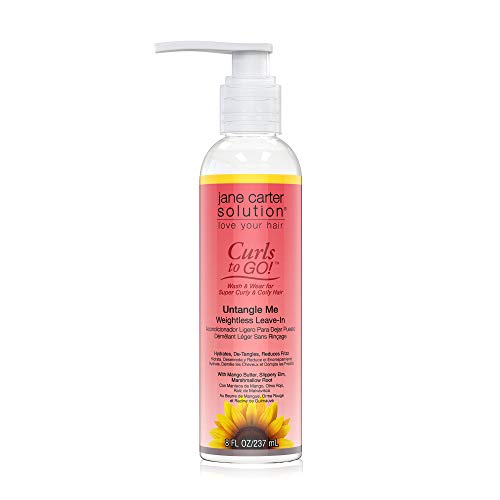 Jane Carter Solution Untangle Me Leave-In Conditioner for Curly Hair, 8oz
