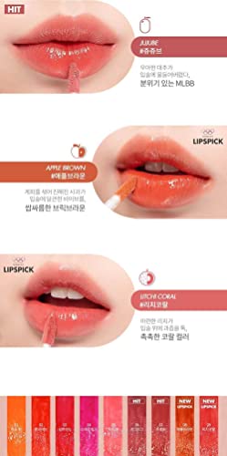 rom&nd Juicy Lasting Tint 10 NUDY PEANUT Long-Lasting Lip Color, MLBB, Natural Finish