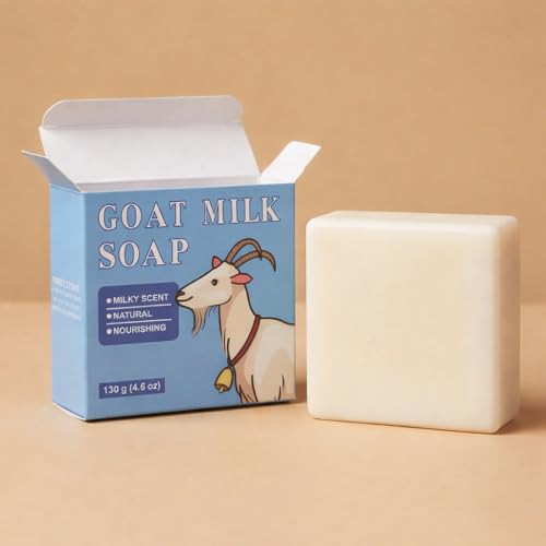 Natural Goat Milk Soap Bar - Gentle Cleansing & Moisturizing