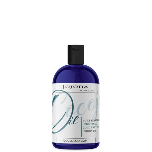 Organic Jojoba Oil 8 Fl Oz - Pure Cold Pressed Natural Skin & Hair Moisturizer