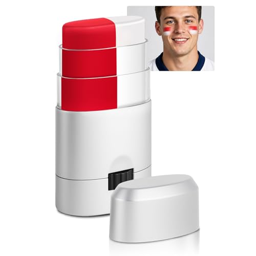 World Cup 2026 Face Paint Stick - Red & White Patriotic Makeup