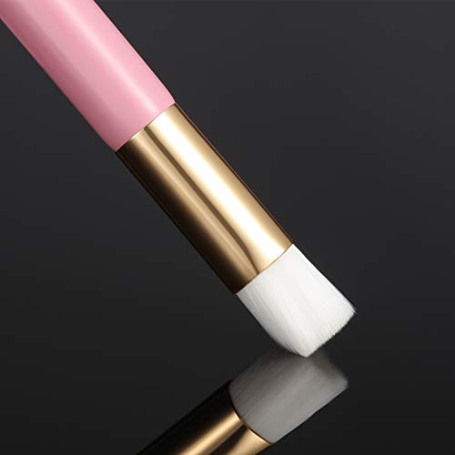 Yaomiao Pink 20Pcs Lash Shampoo Brushes Eyelash Cleaning Tool for Extensions